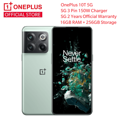 OnePlus 10T 5G SG本地套件| SG 2年保修| Snapdragon 8+Gen 1 | SG 3针150W充电器|免费保护壳和耳机